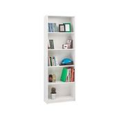 Adore Mobilya Max 5 Raflı Kitaplık - Mat Beyaz 58x170x23 cm (GxYxD)