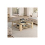 Adore Mobilya New Line Florida Meşe 90x42x90 cm Kare Orta Sehpa