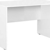 Adore Mobilya New York Ofis ve Çalışma Masası - Mat Lake Beyaz 120x75x76 cm (GxYxD)