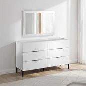 Adore Mobilya Oryana Diamond Beyaz 68x98x2 cm Ayna