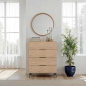 Adore Mobilya Oryana Florida Meşe 80x104x44 cm 4 Çekmeceli Şifonyer