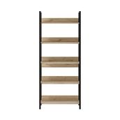 Adore Mobilya Profile Florida Meşe 73x172x35 cm 5 Raflı Kitaplık