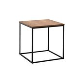 Adore Mobilya Profile Koyu Ceviz 50x52x50 cm Köşe Sehpa