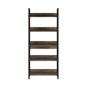 Adore Mobilya Profile Retro Ceviz 73x172x35 cm 5 Raflı Kitaplık