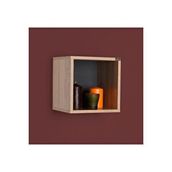 Adore Mobilya Rainbow Sonoma 33 x 33 x 19 cm Genç Odası Duvar Rafı
