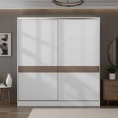 Adore Mobilya Vizon Zebra 207x223x60 cm Milano Sürgülü Gardırop