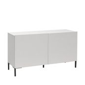 Adore Roma 2 Kapaklı Modüler Mat Lake Beyaz 120x70x43 cm (GxYxD) Tv Ünitesi