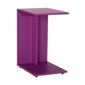 Adore SHP-09-MR-1 Çok Amaçlı Tekerlekli Mor C Sehpa