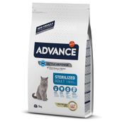 Advance Hindili Kısırlaştırılmış Sterilised 3 kg Kedi Mama