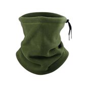 AEE® Unisex Boyunluk Kışlık Polar Ayarlanabilir Bere Kulak Ağız Rüzgar Kesici (Haki)