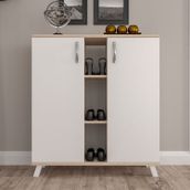 Aeka 3050 Ecem 2 Kapaklı Çok Amaçlı Ayakkabılık
