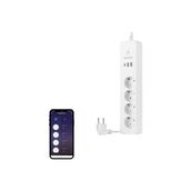 Aesco Akıllı Wi-Fi Destekli 16A 4'lü Çocuk Kilitli Akım Korumalı Çoklu Priz - Neutronlife Uygulaması Üzerinden Kontrol - Zamanlayıcı Fonksiyon - USB Type-C Girişleri - 4'lü Priz - 1 Adet - Ahşap