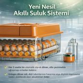 Aesco FX100 Tam Otomatik Kuluçka Makinesi – 100 Yumurta Kapasiteli | Yeni Nesil Havalandırma | Otomatik Motorlu Su Alma Sistemi | Dijital Isı ve Nem Kontrolü ( Lisinya )