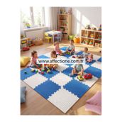 AFFECTİONE damla desen tatami minderi 13mm 50x50 toplam 16 adet fiyatıdır 8 beyaz 8 mavi gönderilecektir