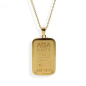 AgaKulche 5 gr Külçe Altın Kolye