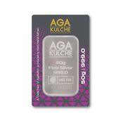 AgaKulche 50 Gram 999.0 Külçe Gümüş