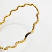 AgaKulche Ajda Zig Zag 10 gr 22 Ayar Bilezik