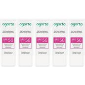 Agarta Cilt Tonu Eşitleyici 5x50 ml Renkli Kapatıcı Etkili SPF+50 Güneş Kremi