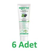 Agarta Doğal Aktif Karbonlu 6x100 ml Diş Macunu
