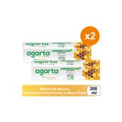 Agarta Doğal Propolisli Florürsüz 2x100 ml Diş Macunu