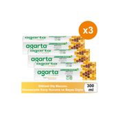 Agarta Doğal Propolisli Florürsüz 3x100 ml Diş Macunu