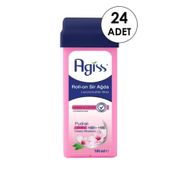 Agiss Roll-On Hassas Ciltler 24x100 ml Pudralı Sir Ağda