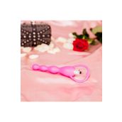 Agorshop 10 Fonksiyonlu Titreşimli Pleasure Slicone Anal Beads Vibratör Pink