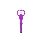 Agorshop Pleasure Slicone Anal Beads Vibratör Purple