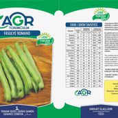 Agr 25 gr Fasülye Romano Tohumu