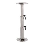 Agr 3 Katlı Krom Masa Ayagı 30-71Cm Tekne Ve Karavan Icın Paslanmaz 304