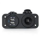 Agus Marin Tip USB ve 12 V Çakmak Şarj Soketi