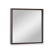 Ahşap Çerçeveli Ayna, 40x40 Kare – EDGE Serisi Dark