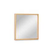 Ahşap Çerçeveli Ayna, 40x40 Kare – EDGE Serisi Honey