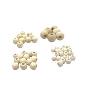 AHŞAP DOĞAL BONCUK (24 MM (50 ADET))