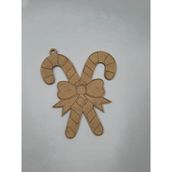Ahşap Yılbaşı Süsü Boyama No3, 15 Cm, Diy, Okul, Etkinlik, Sanat - Seçenek 1 - Açık Beyaz - Gri