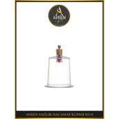 Ahsen Hacamat Kupası No:4 - 100 Adet - Şeffaf