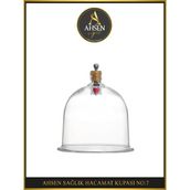 Ahsen Hacamat Kupası No:7 - 100 Adet - Şeffaf