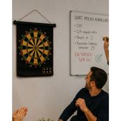Aile ve Arkadaş Oyunları Için Manyetik Dart Tahtası 6 Ok Dahil - Çok Renkli