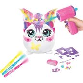 Airbrush Plush Hair'iffic Squishy Saç Tasarımı Seti – Yıkanabilir Elektronik Boyama Ve Stil Seti
