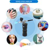 Airbrush Şarj Edilebilir Boya Tabancası 30PSI