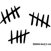 Airbrush Tattoo Hapis Çentik Yapışkanlı Stencil Süsleme ve Boyama Kalıbı