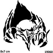Airbrush Tattoo Kartal Pençesi Yapışkanlı Stencil Süsleme ve Boyama Kalıbı