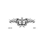 Airbrush Tattoo Kasık Bel Yapışkanlı Stencil Süsleme ve Boyama Kalıbı