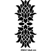 Airbrush Tattoo Lotus Mandala Desenleri Stencil Süsleme ve Boyama Kalıbı