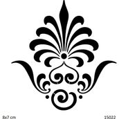 Airbrush Tattoo Motif Yapışkanlı Stencil Süsleme ve Boyama Kalıbı
