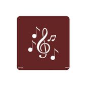 Airbrush Tattoo Nota Müzik Yapışkanlı Stencil Süsleme ve Boyama Kalıbı