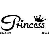 Airbrush Tattoo Prenses Tacı Taç Stencil Süsleme ve Boyama Kalıbı