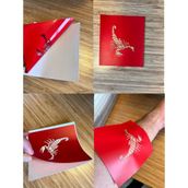 Airbrush Tattoo Sevgi ve Nefret Çift Stencil Süsleme ve Boyama Kalıbı