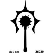 Airbrush Tattoo Topuz Gürz Yapışkanlı Stencil Süsleme ve Boyama Kalıbı