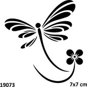 Airbrush Tattoo Yusufçuk Yapışkanlı Stencil Süsleme ve Boyama Kalıbı Stencil Kalıp